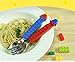 Oxford Block Brick Figure Flatware Spoon Fork Utensil Set Toddler Kids Children