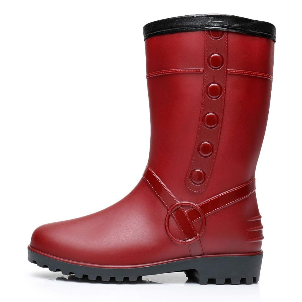 red chelsea boots ladies