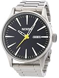 Nixon The Sentry Black Dial Stainless Steel Mens Watch A356-1227