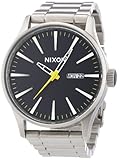 Nixon The Sentry Black Dial Stainless Steel Mens Watch A356-1227, Watch Central