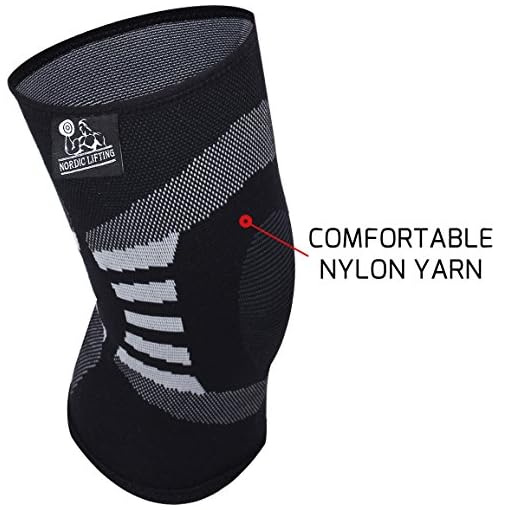 Nordic Lifting Knee Compression Sleeves (1 Pair) - Support for Arthritis Prevention & Recovery - Image 4