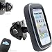 AccessoryBasics 360&deg; Swivel Smartphone Bike Motorcycle Handlebar Mount w/Detachable Water Resistant 3D Touch Enable Case for iPhone XR XS MAX X 8 Plus Galaxy S9 S10 Note (Fits pole/bar up to 1.4 inch