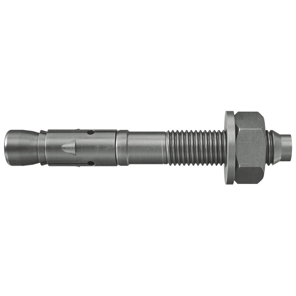 fischer FAZ II 8/5 K R - Bolt Anchor for Attaching Facades, Railings, Wooden Constructions in Concrete, with Approval, Stainless Steel - Pack of 50 - Item No. 538990