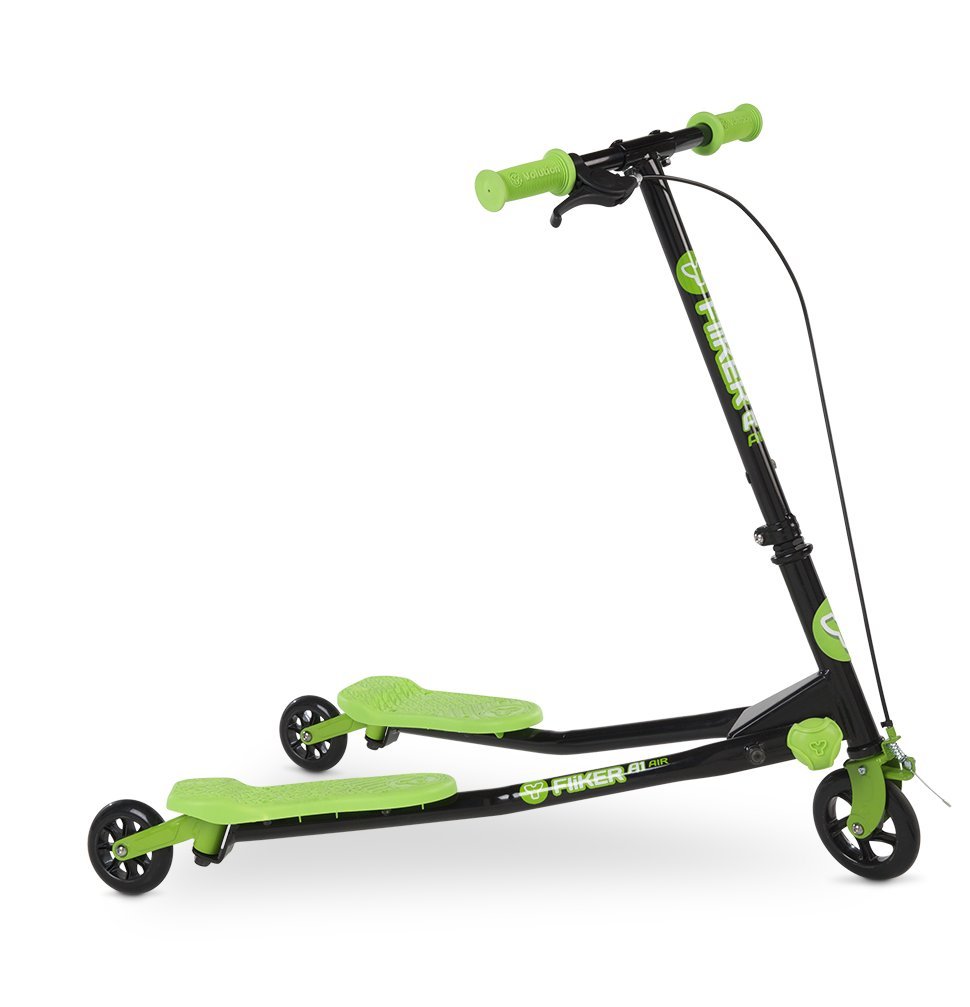 Kids Three Wheel Kick Scooter Portable Folding Smooth Speed Drifting