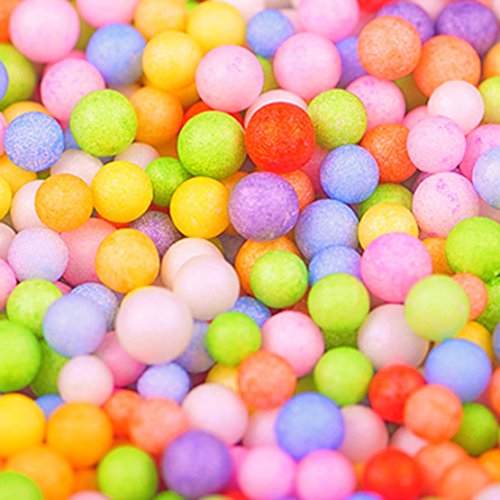 Freedi Foam Beads for DIY Slime Craft Styrofoam Balls Wedding Party Decorations 0.08-0.32 Inch 13000Pcs/1Bag - Thumbnail 3