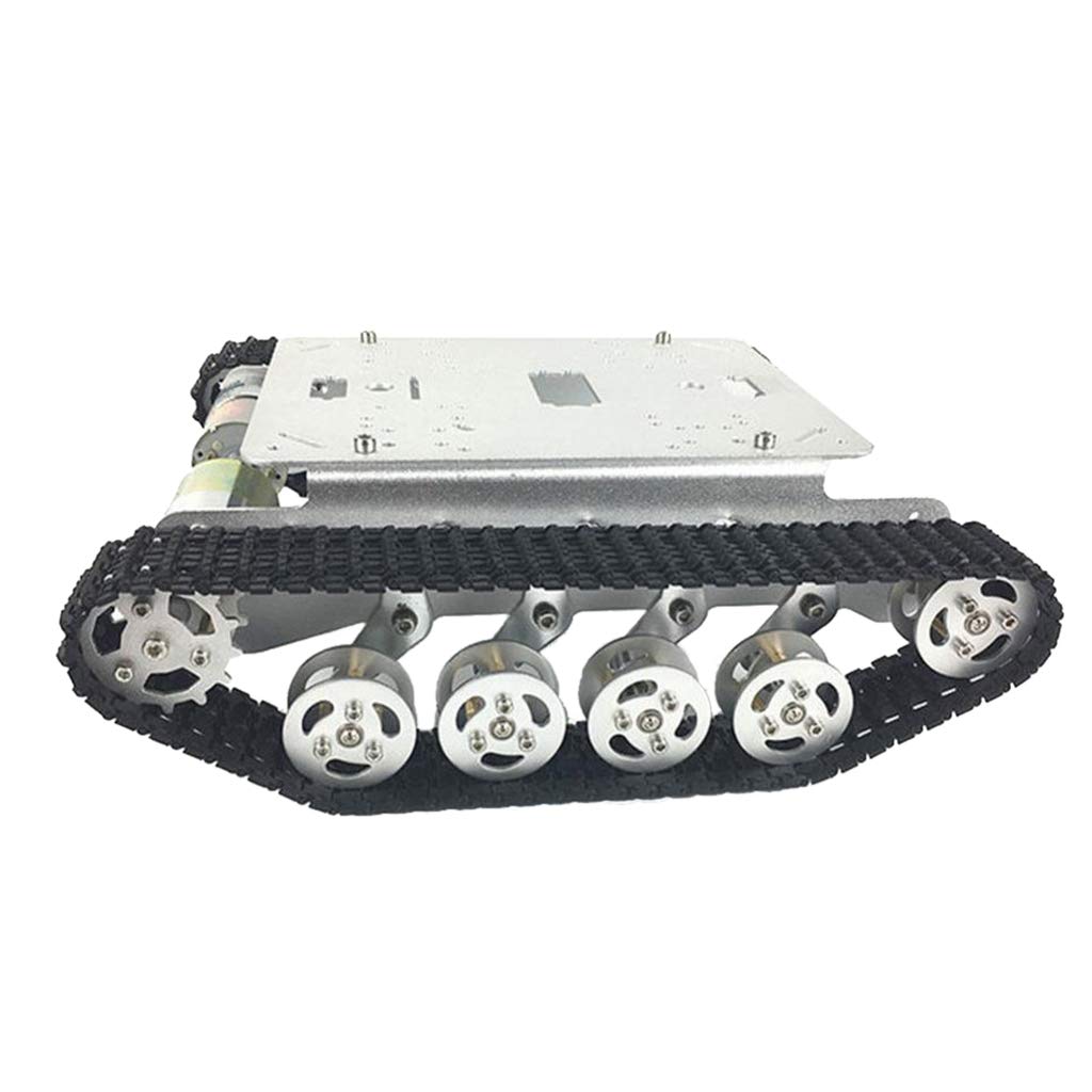新しいコレクション トラッキング Rcカー シャーシキット スマートタンク クローラ Diy Fityle F ロボット車シャーシ Dc12v シルバー B07kqxwwlb シルバー カー用ボディパーツシャーシ Thepigandapple Co Uk