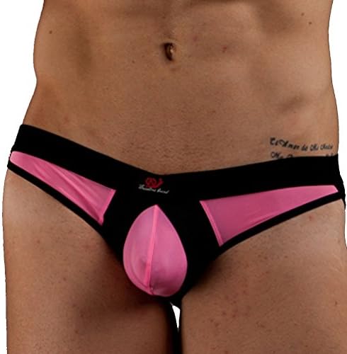 Rise World Men's G-cup Solid Color Jockstrap Pink Size S