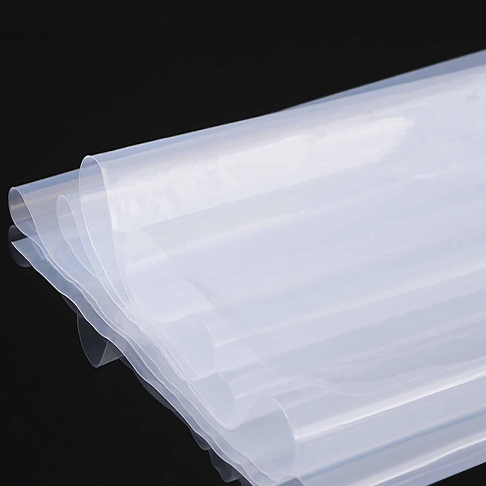 HRJZF 3M X 4M Heavy Duty Polythene Plastic Sheeting - Thickened Clear Plastic Dust Waterproof Sheets，Garden Grow Polythene Cover Sheets for Gardening Insulation Building Rubble Protection