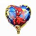 10 PCS Superhero Spiderman Foil Balloons 18