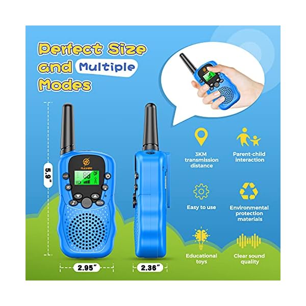 Dreamingbox-Walkie-Talkies-for-Kids-Walkie-Talkies-for-Adults-Boys-Toys-Girls-Toys-Outdoor-Toys-3-Miles-Long-Range8-Channel-2-Way-Radio-Set-Gifts-for-3-10-Year-Old-Boys-GirlsPack-of-3 Dreamingbox Walkie Talkies for Kids Walkie Talkies for Adults Boys Toys Girls Toys Outdoor Toys 3 Miles Long Range/8 Channel /2 Way Radio Set Gifts for 3-10 Year Old Boys Girls(Pack of 3)