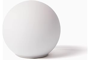 Brightech Globe Lamps Replacement Globe - Frosted Glass, Small Globe Size - 5.9 Inch Diameter and Threaded Fitter - Compatible with Brightech Sphere Floor Lamp and Globe Table Lamps - 150mm