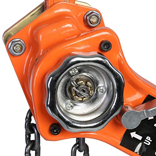 Lever Hoist, 0.75t Orange Color Chain Block Hoist Ratchet Hoist Ratchet Lever Pulley Lifting 3meters - Image 8