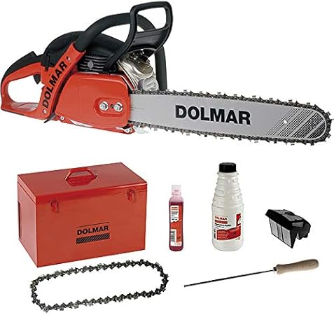 Makita Dolmar Tronconneuse Thermique 50 Cm Pro 45 Cm Ps5105ckit45 Amazon Fr Bricolage