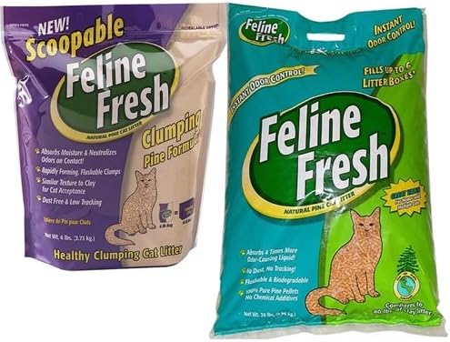 Feline FreshClumping Pine Cat Litter 17 lbs.