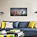 Canvas Wall Art Framed Wall Decor for Bathroom Print Picture Elephant Artwork and Modern Home Decorations Ready to Hang for Home Kid Room Wall Decoration……