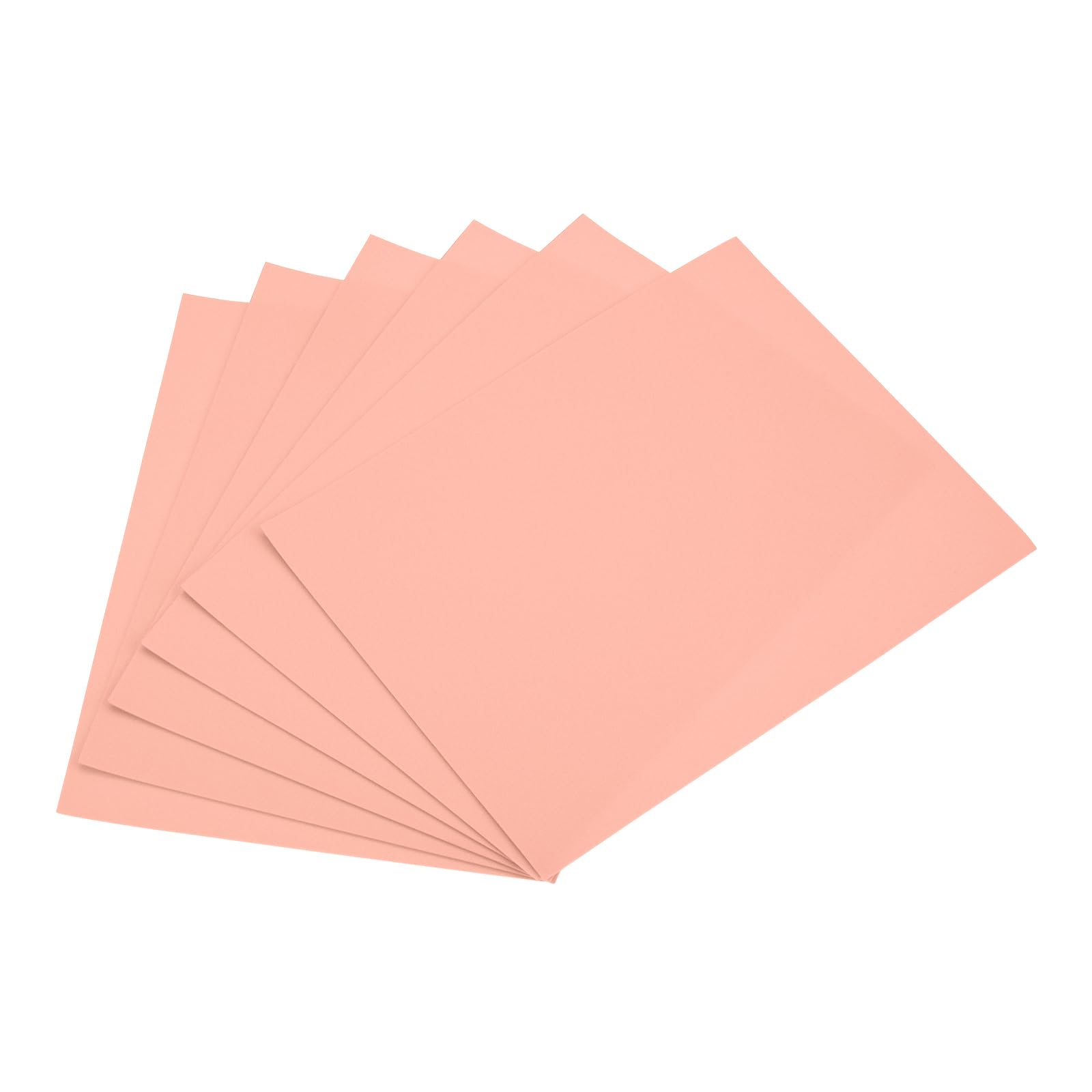 DMiotech 6 Pack 10.8 x 8.5 Inch 1.7mm Thick EVA Foam Sheets for Arts and Crafts Craft Foam Sheets Peach