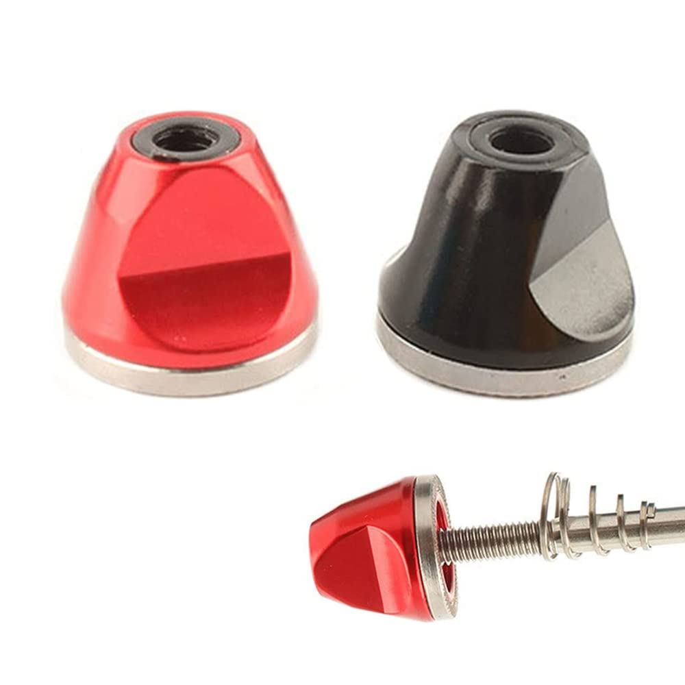 2 Pcs Bicycle Quick Release Lever Nuts – Wheel Hub Axle Nuts, Non-Slip Cycling Components for Mountain Bikes & Road Bikes