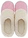 ULTRAIDEAS Women's Lamb-hug Comfy Fleece House Slippers Memory Foam, Slip-on House Shoes Indoor Outdoor (Pink, Size 9-10)