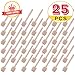 Mini Wooden Honey Dipper Sticks 3 Inch Rormket, Individually Wrapped, Honey Jar Dispense Drizzle Honey Wedding Party (25)
