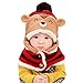 FEITONG Autumn Winter Baby Kids Girls Boys Warm Woolen Coif Hood Scarf Caps Hats