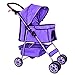 BestPet Pet Stroller Cat Dog Cage Stroller Travel Folding Carrier