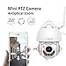 Jennov Wireless Security IP Camera, HD 1080P Wireless WiFi PTZ Camera 4X Zoom Home Video CCTV Surveillance Dome Camera Outdoor IR Night Vision with Pre-Installed 32G Micro SD Card