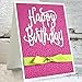 Bluelans Cutting Dies Stencil Metal Mould Template for DIY Scrapbook Album Paper Card Making (Happy Birthday Cutting Dies)