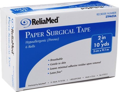 ReliaMed Paper Surgical Tape 2" x 10 yds. (Roll) (1 Roll)