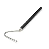JIHAQUA Stainless Steel Extensible Snake Hook, 39 inch | Retractable, Reptile Hook, Pick-up Handling Tool