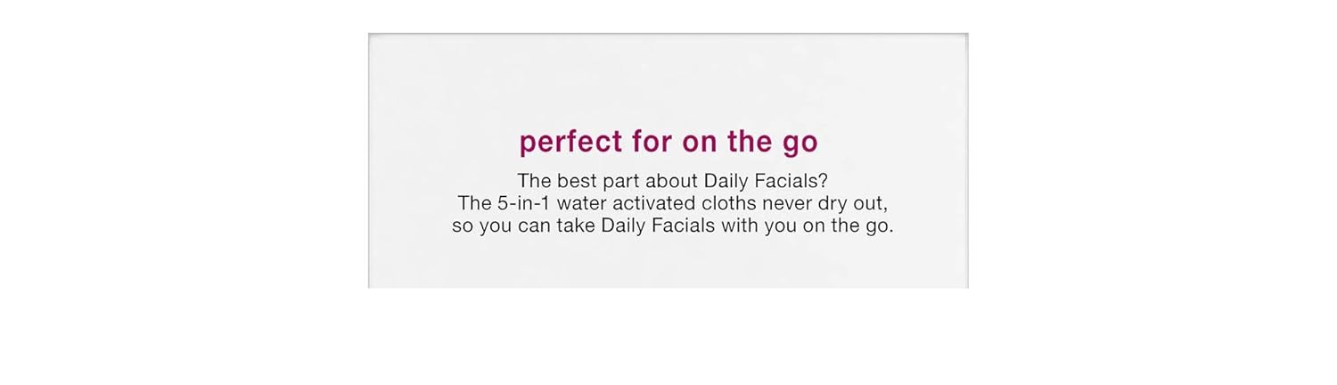 Olay Daily Facial 5-in-1 Water Activated Facial Cleansing Cloths 99ct: Beauty