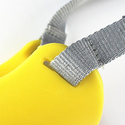 Citmage Dog Mouth Cover - Silica Gel Cute Duck Mouth-Shaped Anti-Bite Breathable Comfortable Safety Muzzle Dog Mouth Cover for Dog,Puppy (L)