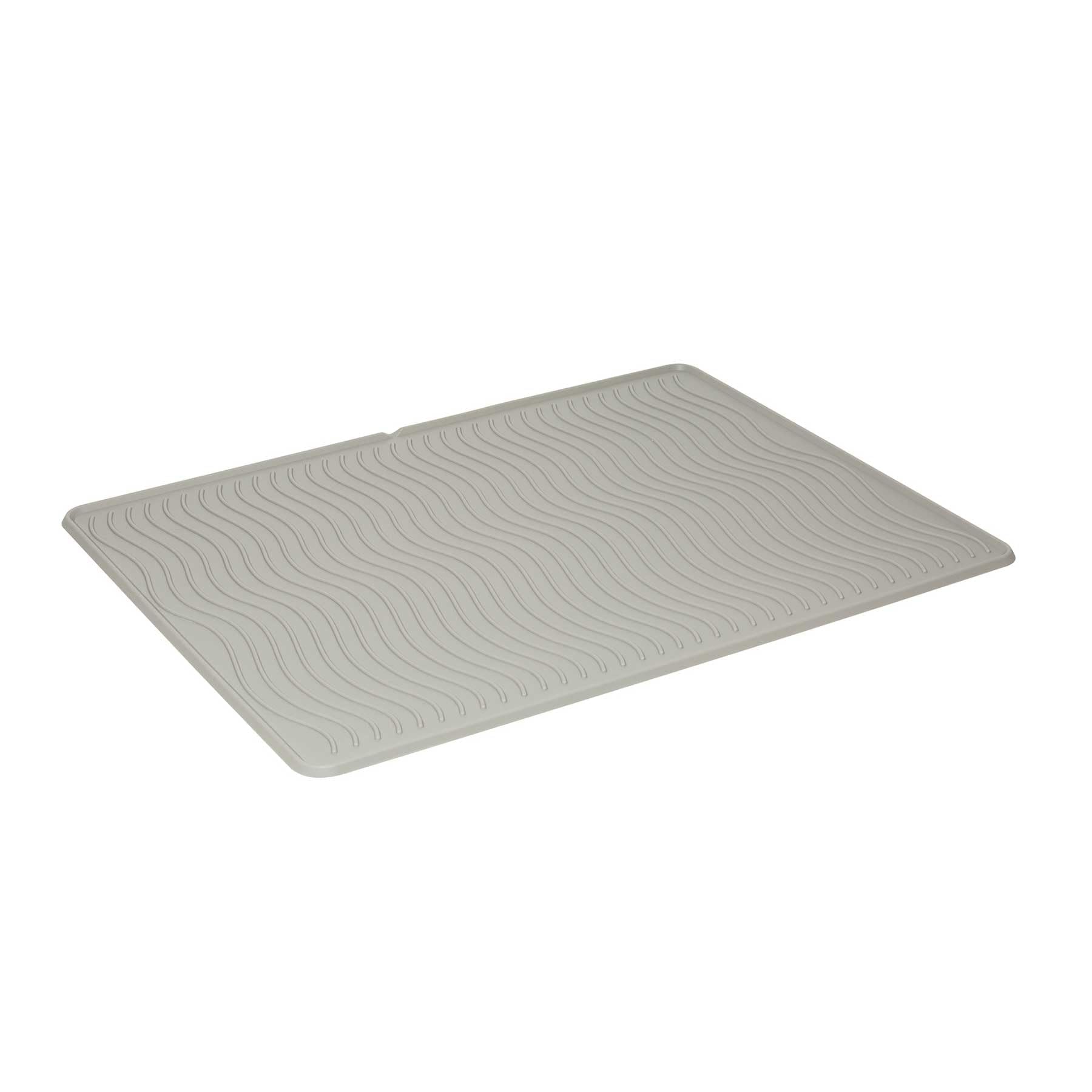 PetFusion ToughGrip Cat Litter Mat Silicone Non Slip Grey Anti-Microbial Mat