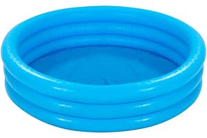 INTEX Crystal Blue Kids Outdoor Inflatable 58" Swimming Pool | 58426EP
