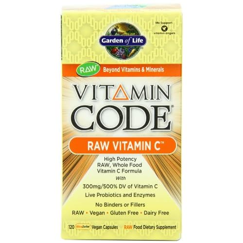 Garden of Life Vitamin Code Raw Vitamin C, 120 Capsules image