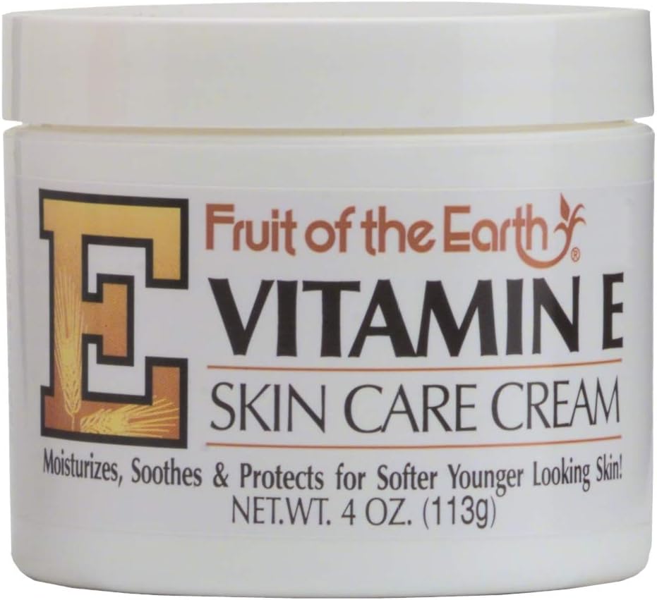 Fruit of the Earth Vitamin E Skin Care Cream 4 oz per Jar (12 Pack)