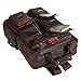 Full Grain Cowhide Leather Multi Pockets 16 Inch Laptop Backpack Travel Bag with YKK Zippers