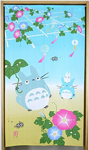 Narumikk Studio Ghibli noren(Japanese curtain) "Summer,Color of summer" from Japan 10317