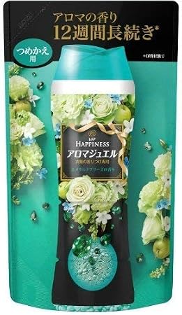 Amazon ｐ ｇ レノアハピネス アロマジュエル エメラルドブリーズ 詰め替え ４５５ｍｌ ３個セット レノア 液体柔軟剤