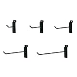 SSWBasics 50 Slatwall Hooks - 10 Hooks Each