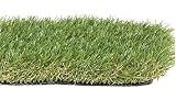 PZG Premium Artificial Grass Patch w/ Drainage Holes & Rubber Backing | 4-Tone Realistic Synthetic Grass Mat | 1.6-inch Blade Height | Lead-Free Grass for Dogs or Outdoor Decor | Size: 13.2' x 6.5'