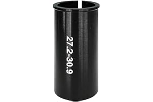 VEHIRANS Aluminum Alloy Bicycle Seatpost Tube Adapter Bike Seat Post Shim Diameter 27.2mm to 28.6/30.4/30.9/31.6/33.9mm x 60m