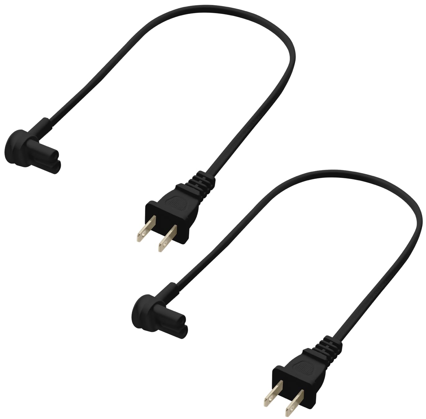 Photo 1 of Vebner 2-Pack - Extra Short Power Cord Compatible with Sonos Era 100 and Era 300 Speakers (Black - 19.5 Inches)