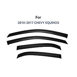 YQAUTEC Window Rain Guards for 2010 2011 2012 2013