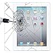 TANTEK l230 Hd Clear, Anti Scratch, Glare, Fingerprint, Tempered Glass Screen Protector for Apple iPad 2/3/4, 3 Piece