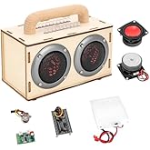DIY Bluetooth Speaker Kit, STEM Projects for Kids & Adults Age 8-12, Build Portable Speaker with LED Light, Science Experiment Electronics Set, Birthday Gifts for Boys & Girls