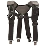 McGuire-Nicholas 30289 Bl- Load Bearing Gelfoam Suspenders For Added Back Support, Black www.denim.fit