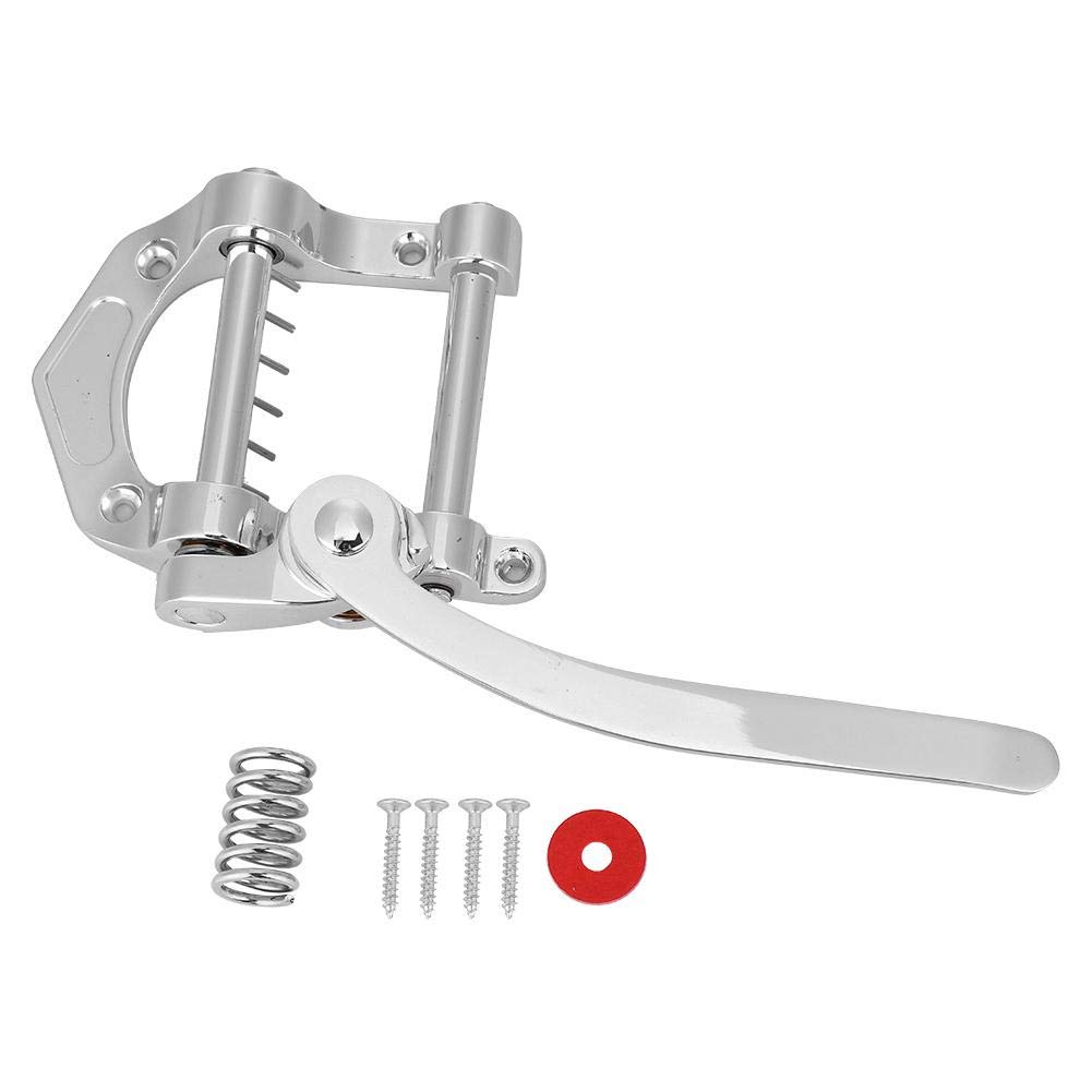 Vibrato Tailpiece Tremolo Guitars Musical Instrument Accessory(Silver)