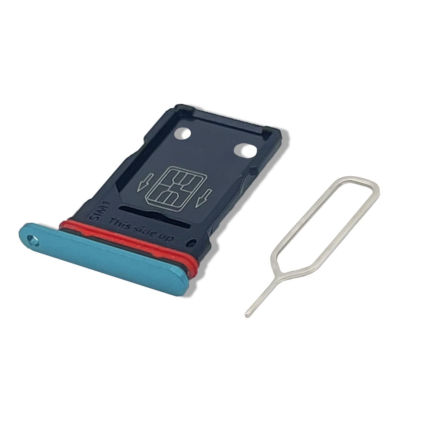 Eonpam Original DUAL SIM Card Slot Tray Holder Replacement for (Oneplus 8) Incl SIM Pin (Green)