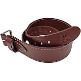 Zeluga 20-209 2.5in. Heavy Duty Ranger Style Leather Work Belt, Brown