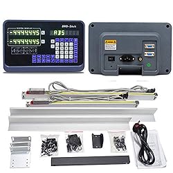 DRO 2 Axis Digital Readout Display with 2pc Glass